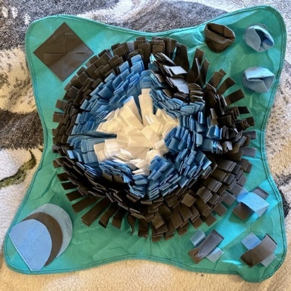 Snuffle Mat for Dogs, Cats - 25’’ Dog Snuffle Mat Interactive Feeding Mat